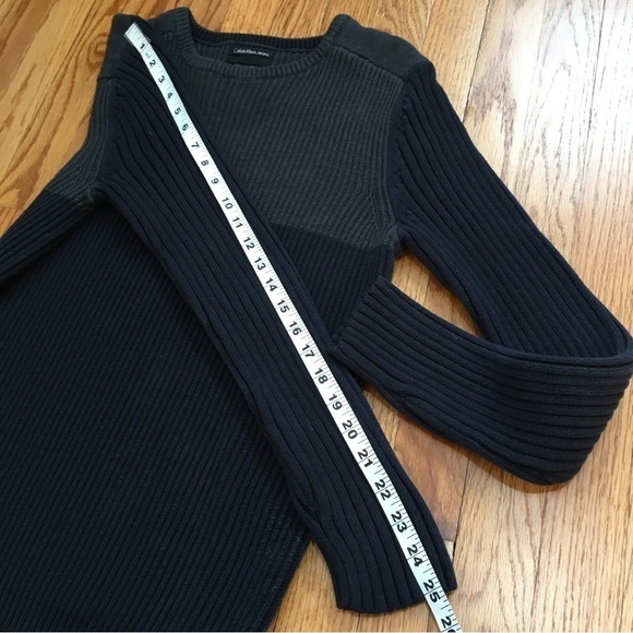 Calvin Klein Men's Blue Crewneck Knit Pullover Sweater - Picture 9 of 13